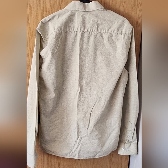 Consequences,Mens, Button Down Shirt, Size Large , Birchwood, City Paisley - Picture 6 of 6